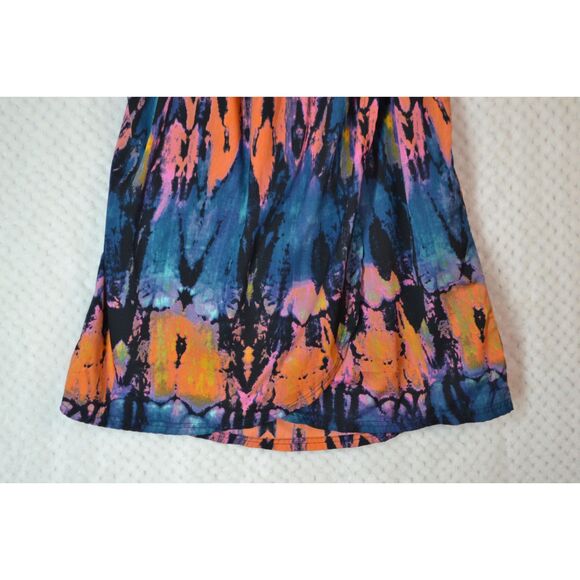 Hurley Hazel Women's Medium Blue Spaghetti Strap Skater Dress - Picture 10 of 13